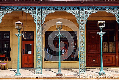 Seville Quarter Historic District, Pensacola Editorial Stock Photo