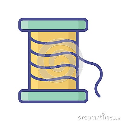 Sew fill inside vector icon which can easily modify or edit Vector Illustration