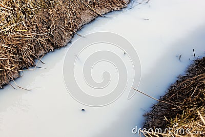 Sewage drainage system Stock Photo