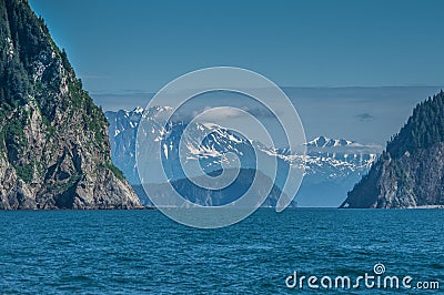 Seward bay Stock Photo