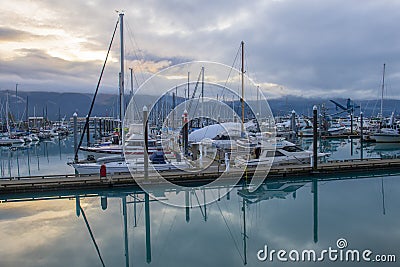 Seward harbor, Alaska, AK, USA Editorial Stock Photo