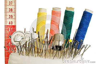 Sewing Stock Photo