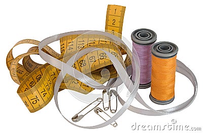 Sewing accesories Stock Photo
