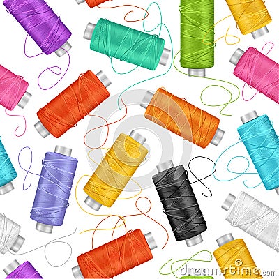 Sewing Background. Vector Vector Illustration