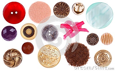 Sewing Buttons Stock Photo