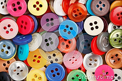 Sewing buttons Stock Photo