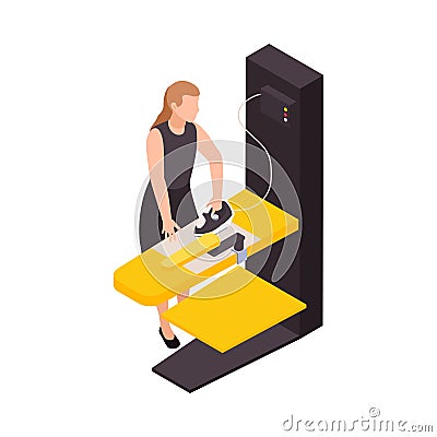 Sewing Factory Icon Vector Illustration