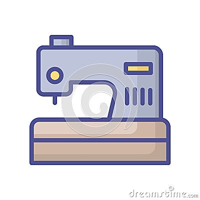 Sewing fill inside vector icon which can easily modify or edit Vector Illustration