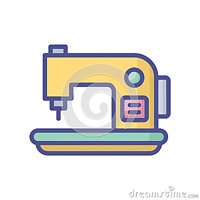 Sewing fill inside vector icon which can easily modify or edit Vector Illustration