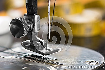 Sewing Machine Stock Photo