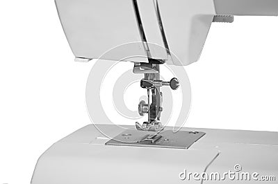 Sewing machine detail Stock Photo