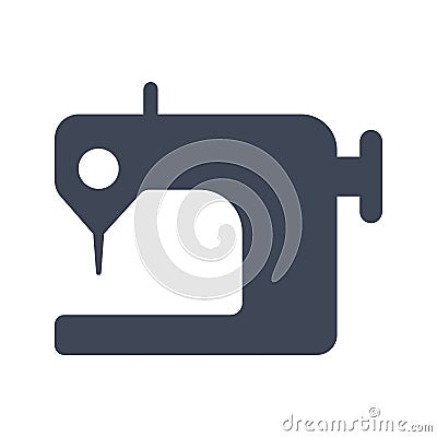 Sewing machine icon. vector graphics Vector Illustration