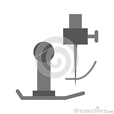Sewing Machine Parts Vector Illustration