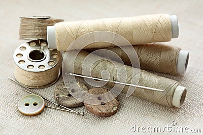 Sewing stuff Stock Photo