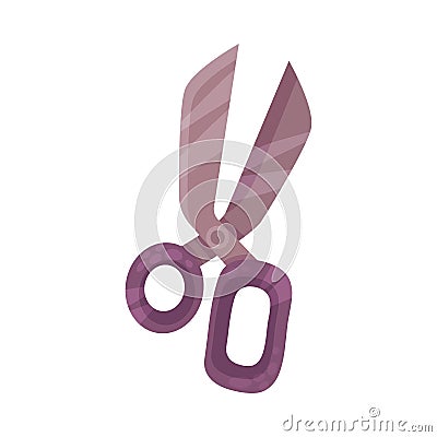 Sewing and Tailoring Equipment with Pair of Scissors Vector Illustration Vector Illustration