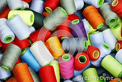 Sewing thread Stock Photo