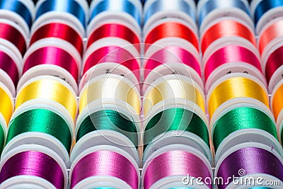 Sewing Thread Stock Photo