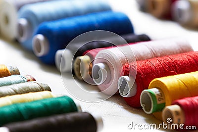 Sewing thread Stock Photo