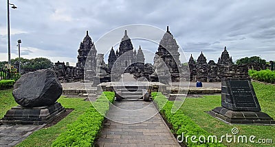 Sewu temple front view Editorial Stock Photo