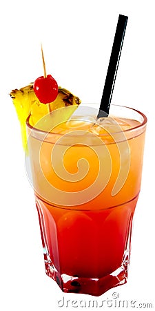 Sex on the Beach cocktail Stock Photo