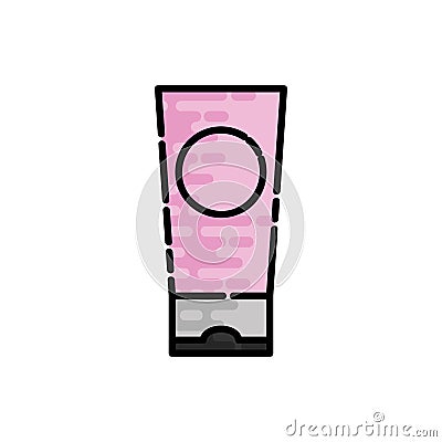 Sex shop flat icon Vector Illustration