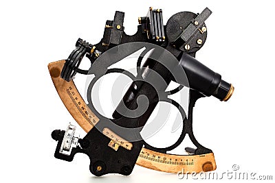 Sextant isolated Stock Photo