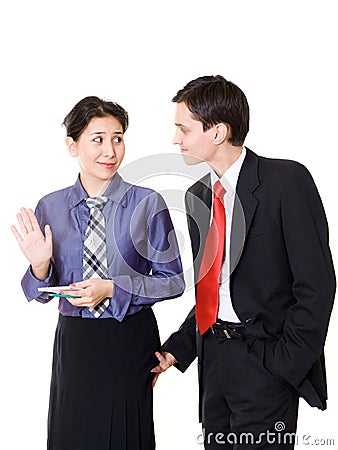 Sexual harassment Stock Photo