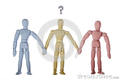 Sexual identity, sexuality, and gender as social stereotypes. Stock Photo