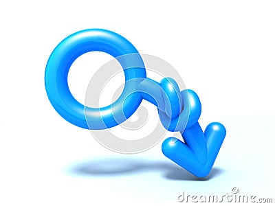 Sexual problem, man erection dysfunction Stock Photo