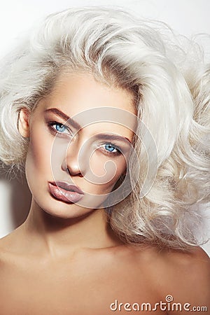 blonde beauty Stock Photo