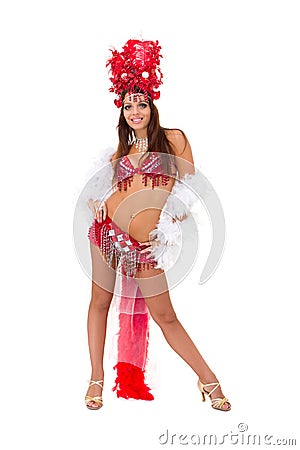 carnival dancer Stock Photo