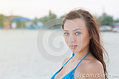 caucasian lady Stock Photo