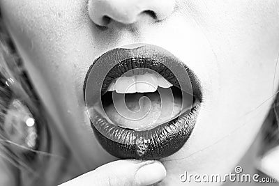 female lips Stock Photo