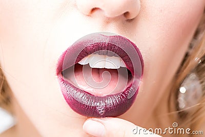 female lips Stock Photo