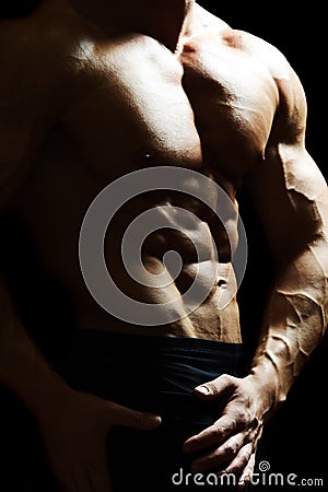 and great shape body Stock Photo