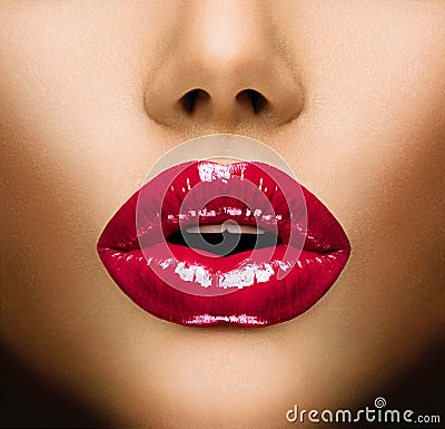 Lips Stock Photo