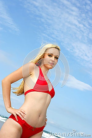 Model With Copyspace Stock Photo