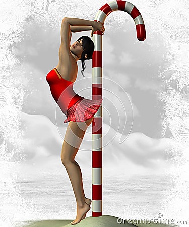 North Pole Dance Stock Photo