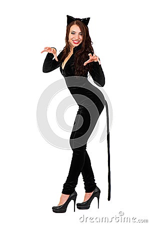 playful woman Stock Photo