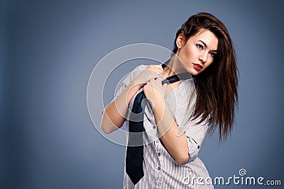 http://thumbs.dreamstime.com/x/sexy-woman-man-s-shirt-tie-13738090.jpg