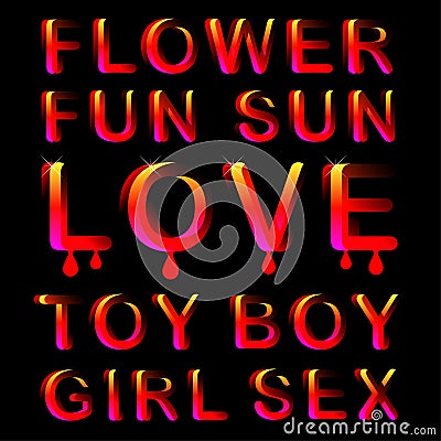 Sexy Words Stock Photography - Image: 19702172