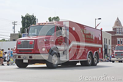Seymour Rural Fire Department Tanker 1 Truck Editorial Stock Photo