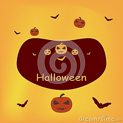 Halloween background to you Vector Illustration