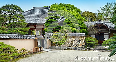 ShÅfukuji temple, Fukuoka city, Japan. Editorial Stock Photo