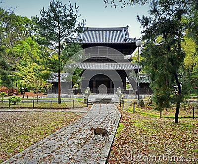 ShÅfukuji temple, Fukuoka city, Japan. Editorial Stock Photo