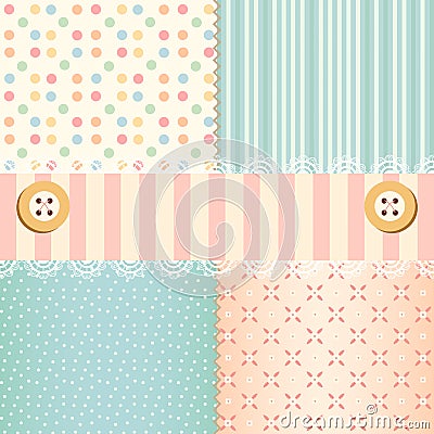 Shabby chic Vector Illustration