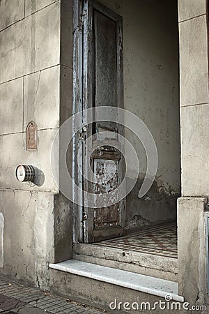 Shabby door Stock Photo