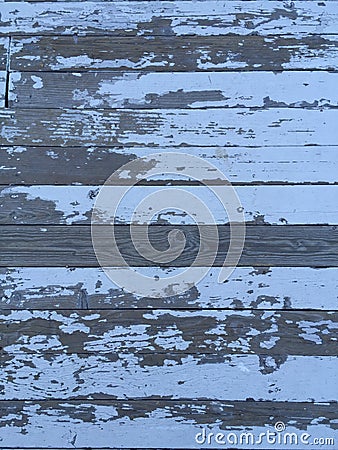 Shabby grungy peeling paint on wood texture Stock Photo