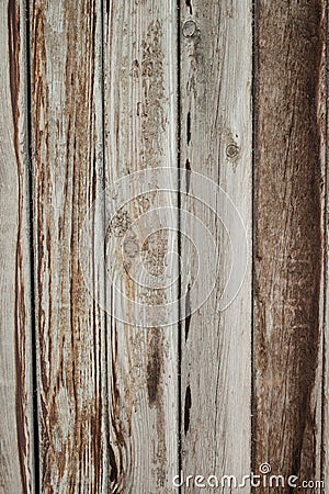 Shabby light brown grey wooden vertical texture Stock Photo