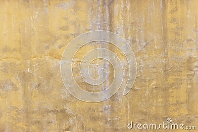 Shabby wall of an old house with uneven crumbling plaster Stock Photo